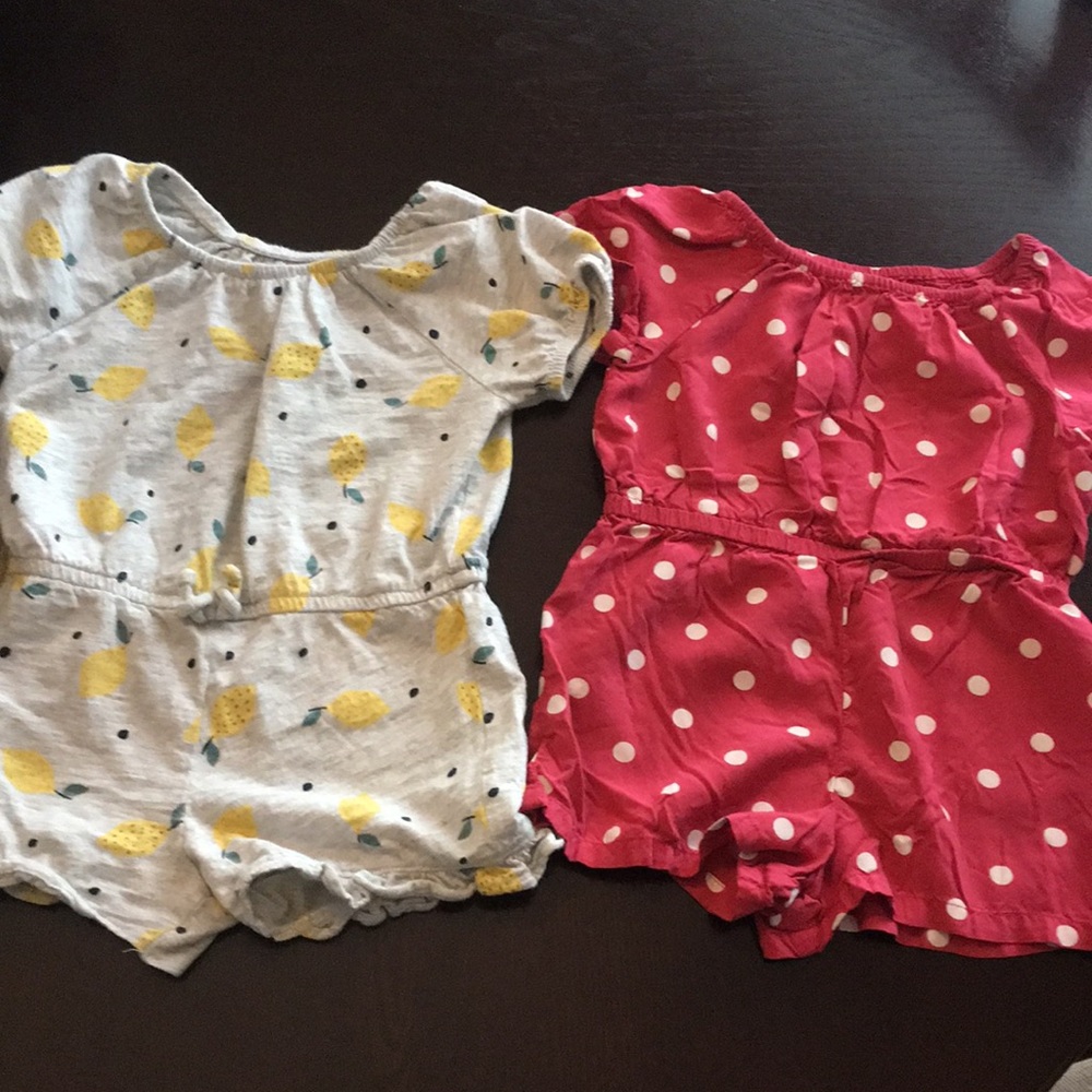 2 girls rompers